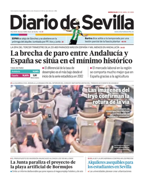 Cover of Diario de Sevilla
