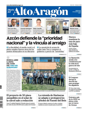 Cover of Diario del Alto Aragon