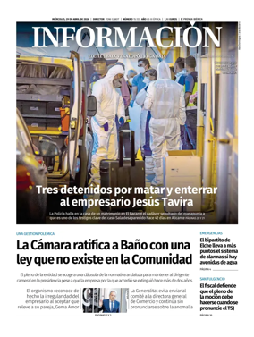 Cover of Diario Informacion (Elche y Vega Baja)