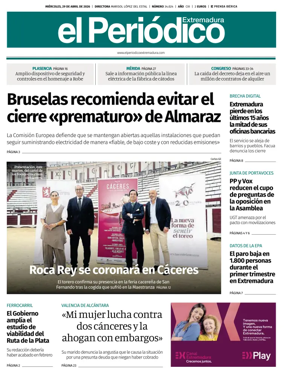 Cover of El Periodico Extremadura