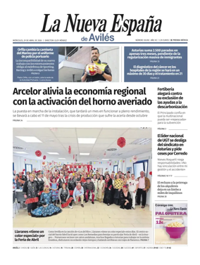 Cover of La Nueva Espana (Aviles)