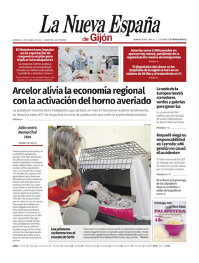 Cover of La Nueva Espana (Gijon)