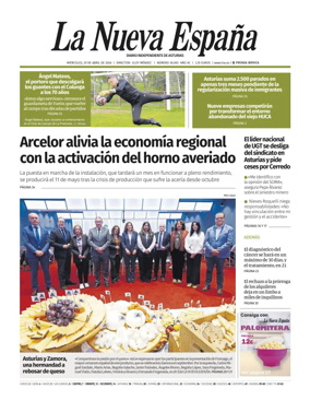Cover of La Nueva Espana (Occidente)
