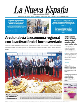 Cover of La Nueva Espana (Oviedo)