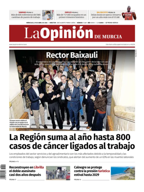 Cover of La Opinion de Murcia
