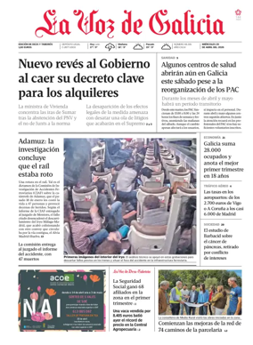 Cover of La Voz de Galicia (Deza)