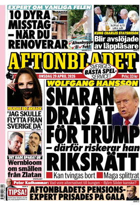 Cover of Aftonbladet