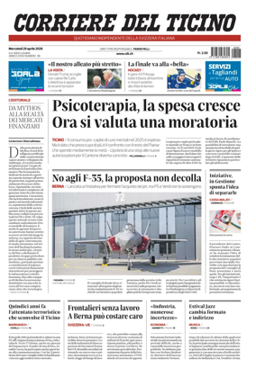Cover of Corriere del Ticino