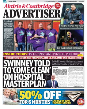 Cover of Airdrie & Coatbridge Advertiser
