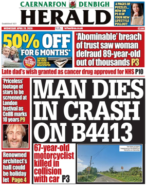 Cover of Caernarfon Herald