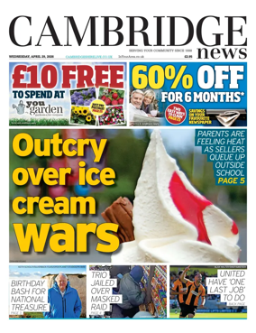 Cover of Cambridge News