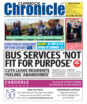 Cover of Cumnock Chronicle