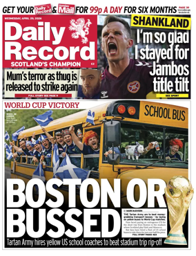 Cover of Daily Record