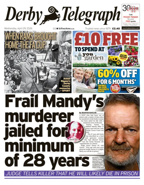 Cover of Derby Telegraph