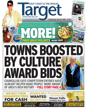 Cover of East Coast & The Wolds Target