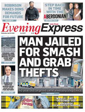 Cover of Evening Express