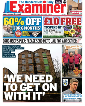 Cover of Huddersfield Daily Examiner