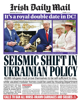 Cover of Irish Daily Mail