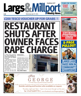 Cover of Largs & Millport Weekly News