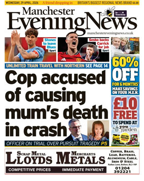 Cover of Manchester Evening News
