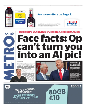 Cover of Metro (UK)
