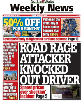 Cover of North Wales Weekly News