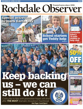 Cover of Rochdale Observer