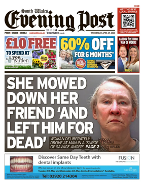 Cover of South Wales Evening Post