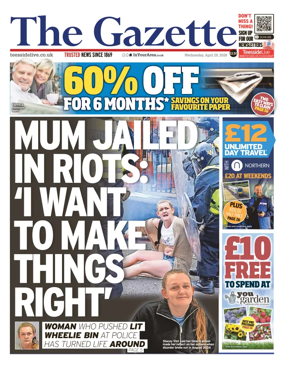 Cover of Teesside Evening Gazette