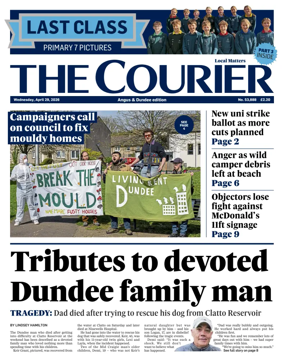 Cover of The Courier & Advertiser (Angus and Dundee)