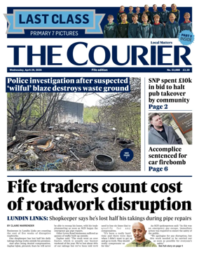 Cover of The Courier & Advertiser (Fife Edition)