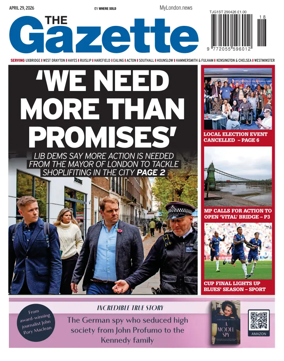 Cover of Uxbridge Gazette