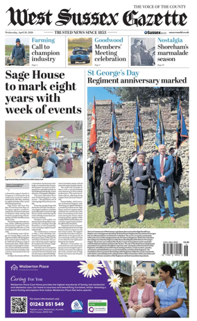 Cover of West Sussex Gazette