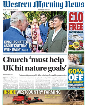 Cover of Western Morning News