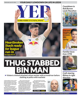 Cover of Yorkshire Evening Post