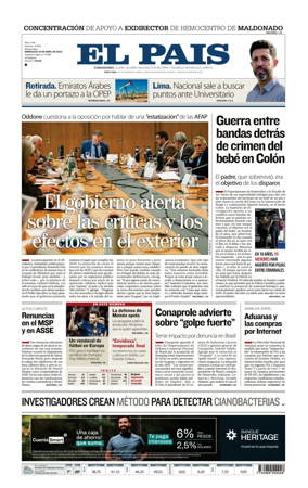 Cover of El Pais (Uruguay)