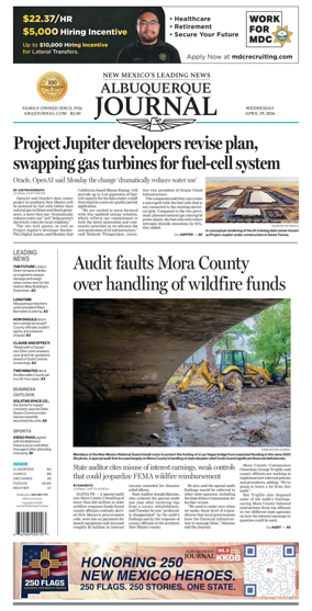 Cover of Albuquerque Journal