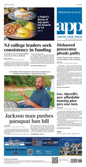 Cover of Asbury Park Press