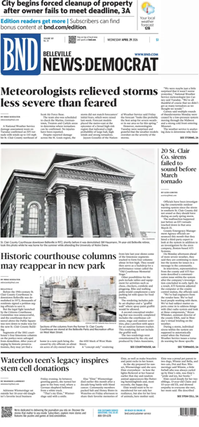 Cover of Belleville News-Democrat