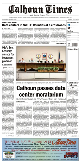 Cover of Calhoun Times