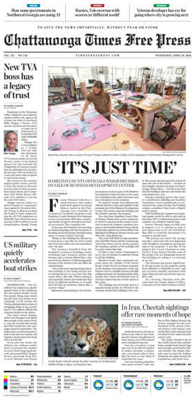 Cover of Chattanooga Times Free Press