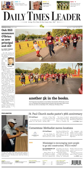 Cover of Daily Times Leader