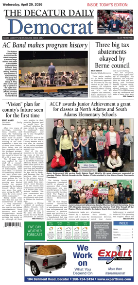 Cover of The Decatur Daily Democrat