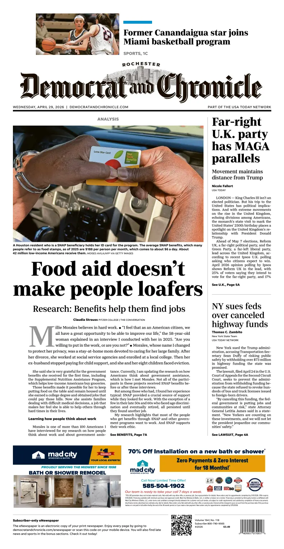Cover of Democrat and Chronicle