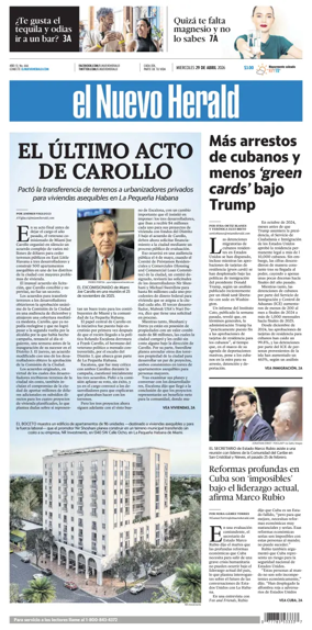 Cover of El Nuevo Herald