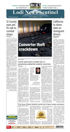 Cover of Lodi News-Sentinel