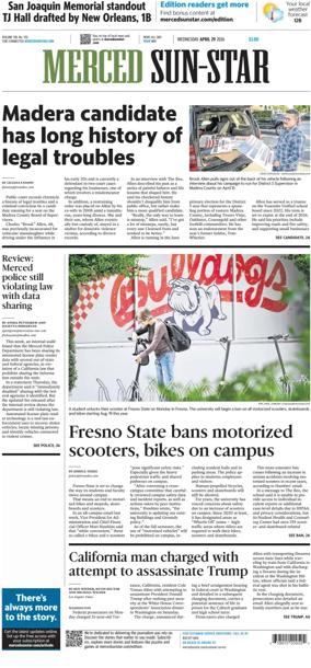 Cover of Merced Sun-Star