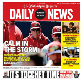 Cover of Philadelphia Daily News