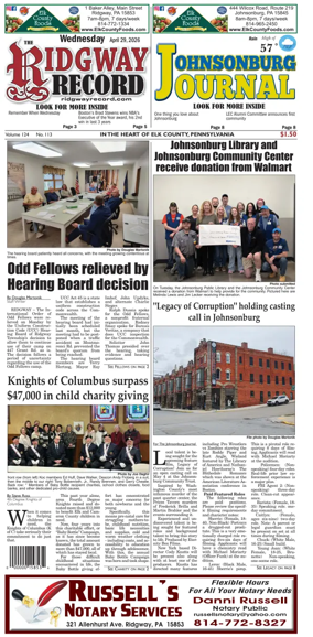 Cover of Ridgway Record