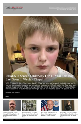 Cover of Tampa Free Press